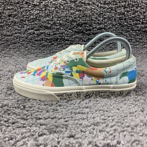 Vans Era X Save Our Planet World Map Mens Women's 7 Skate Shoes Sneakers Lace Up